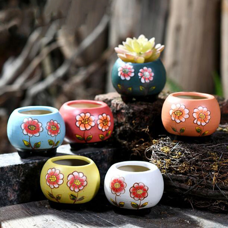Bonsai Garden Europe - 6 pçs/set porcelana pintada à mão