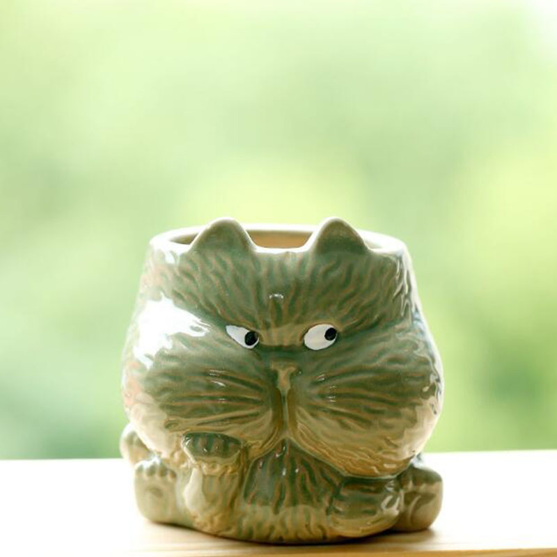Gato bonito dos desenhos anima - Bonsai Garden Chinese Garden avaliação e preço