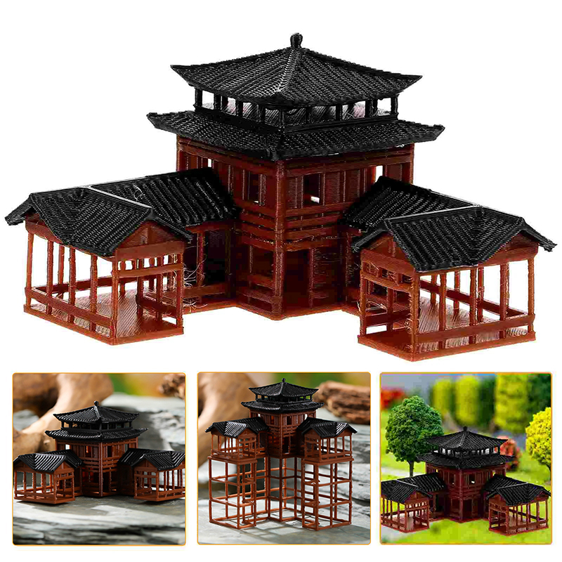 Modelo de Edifício Antigo em M - Bonsai Garden Chinese Garden avaliação e preço
