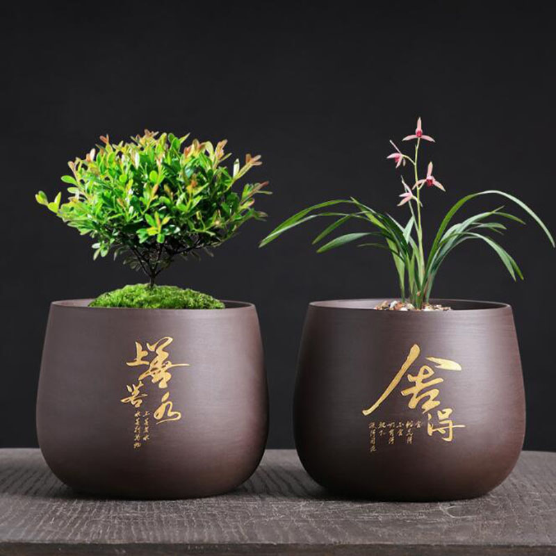 Estilo chinês Purple Clay Flow - Bonsai Garden Chinese Garden avaliação e preço