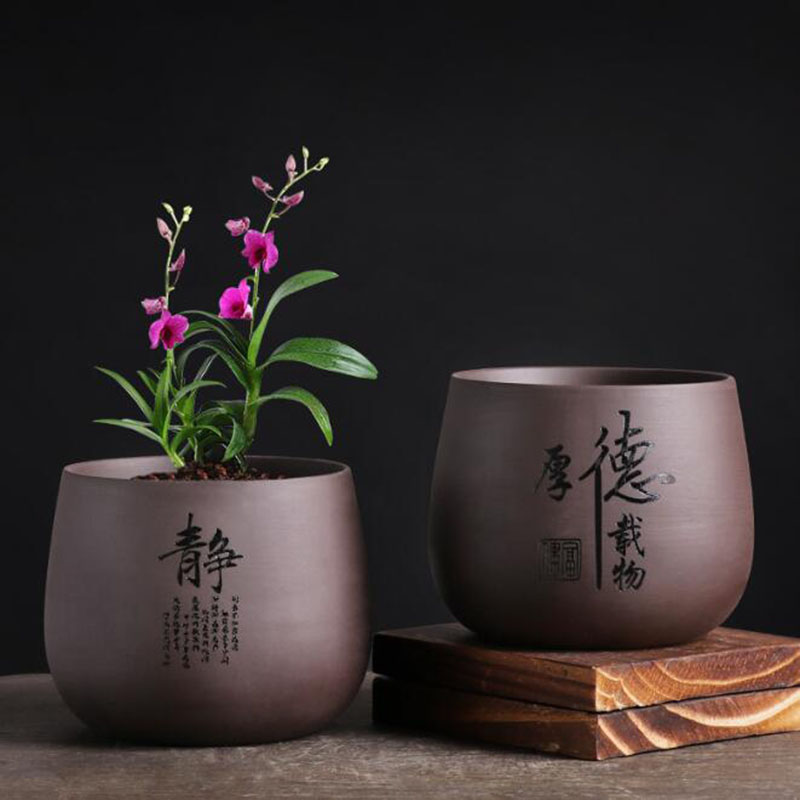 Estilo chinês Purple Clay Flow - Bonsai Garden Chinese Garden avaliação e preço