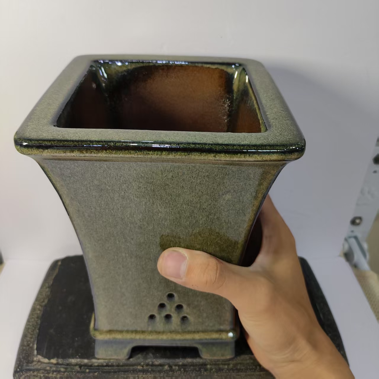 Pote cascata vitrificada cláss - Bonsai Garden Zen avaliação e preço