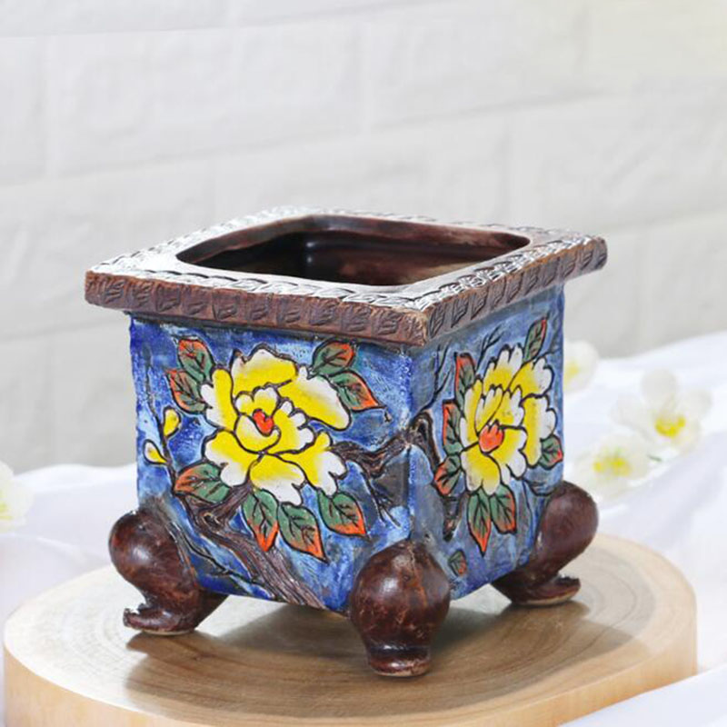 Padrão Floral Pintado À Mão Va - Bonsai Garden Europe avaliação e preço
