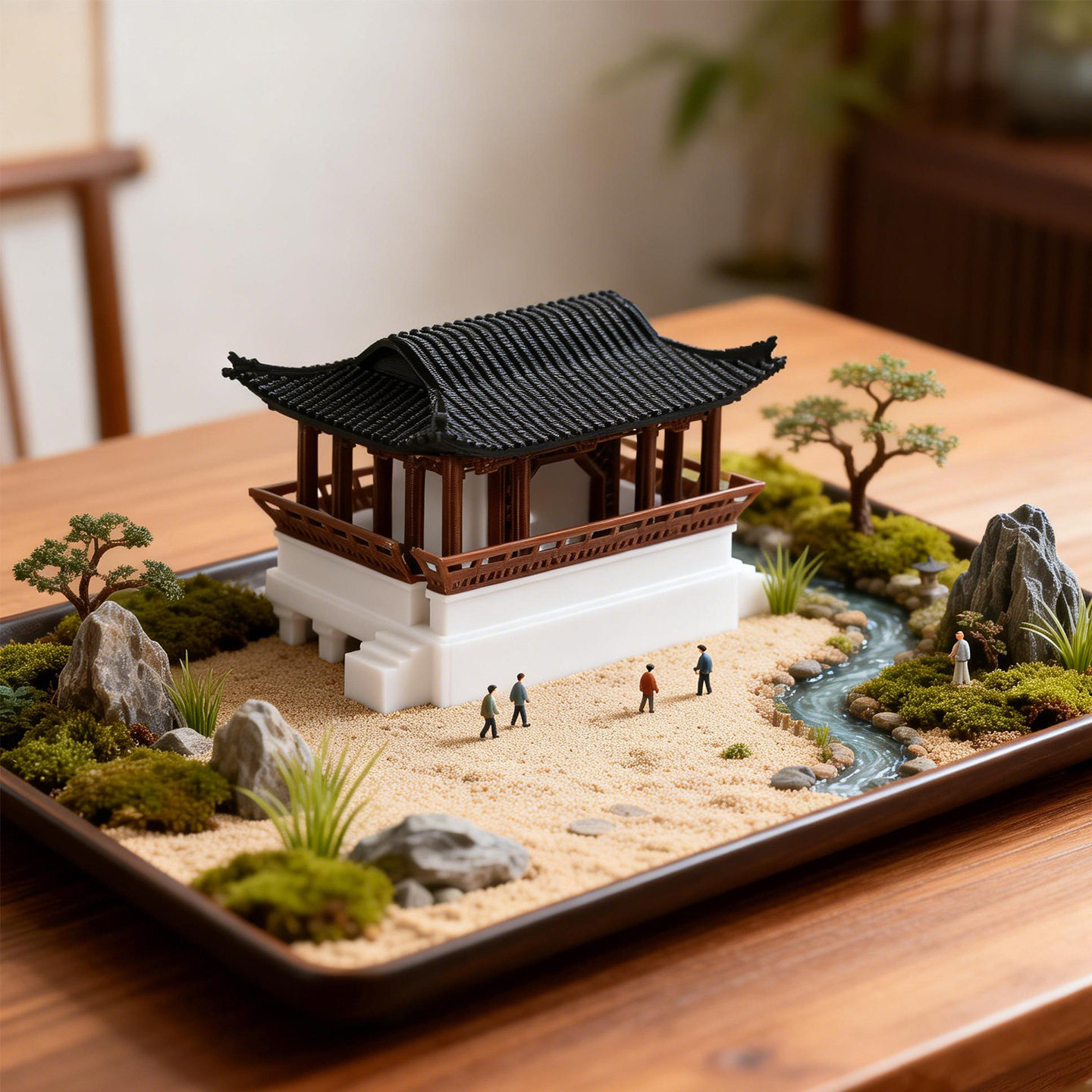 Decoração de Paisagem Miniatur - Bonsai Garden Chinese Garden avaliação e preço