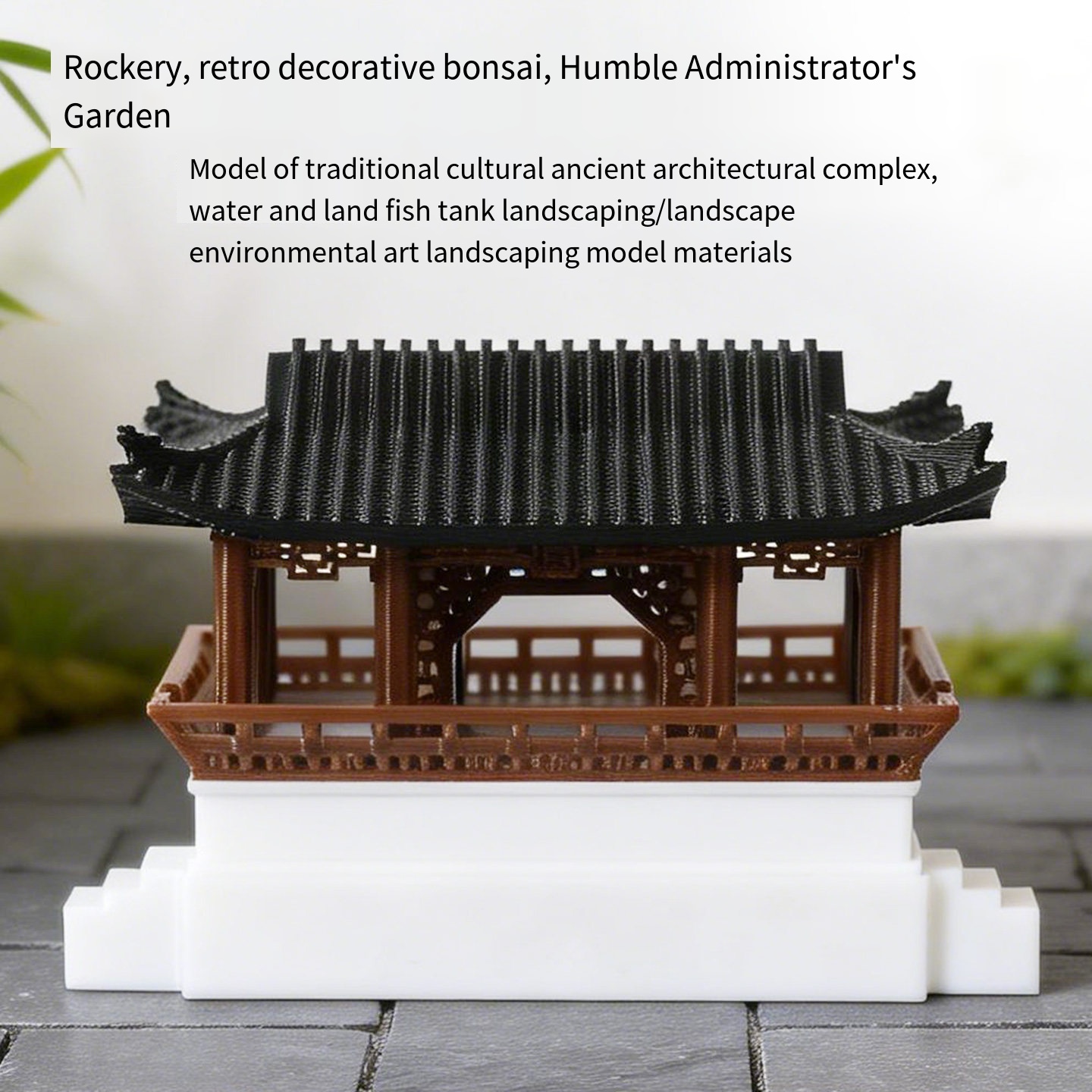 Decoração de Paisagem Miniatur - Bonsai Garden Chinese Garden avaliação e preço