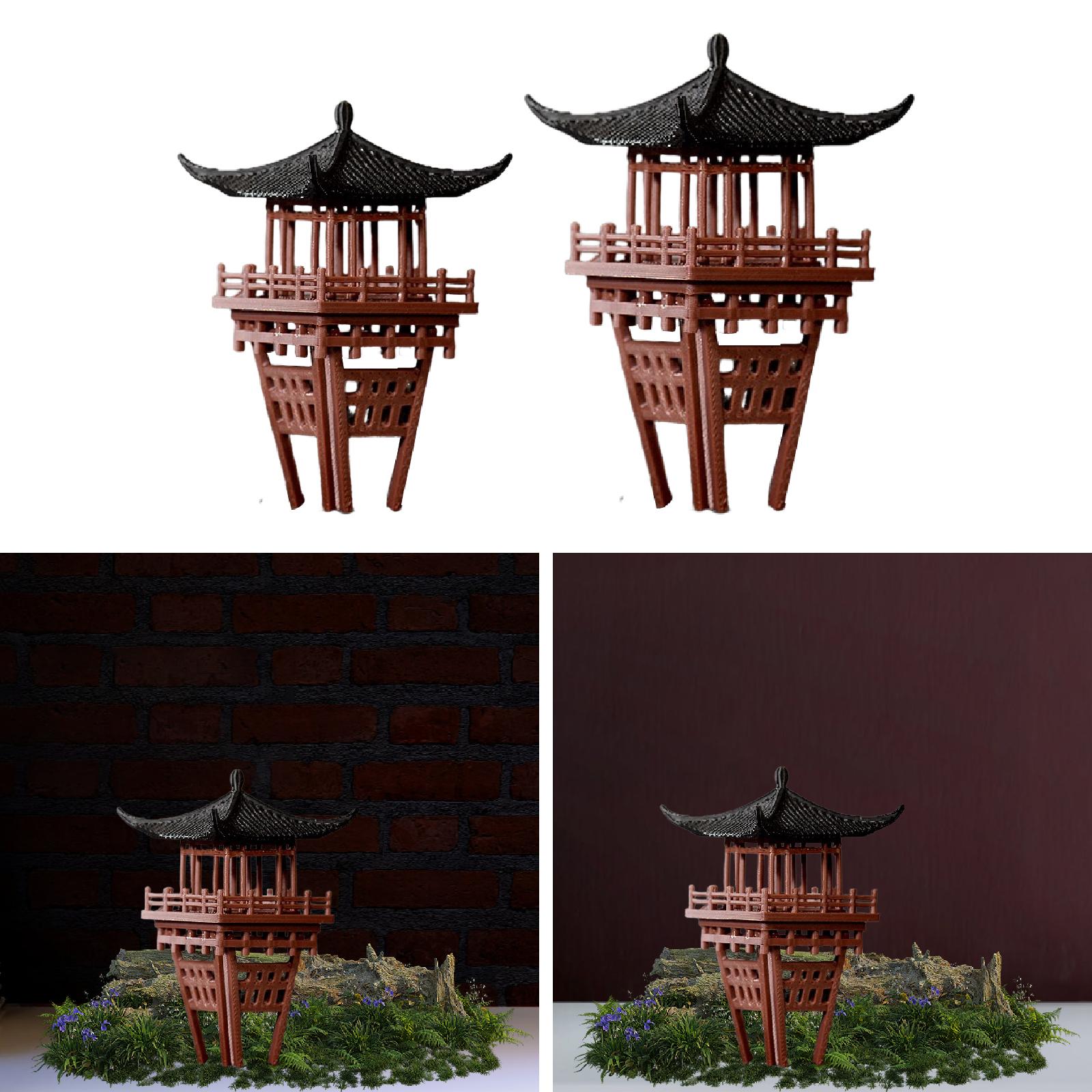 Ornamento de pavilhão chinês e - Bonsai Garden Chinese Garden avaliação e preço