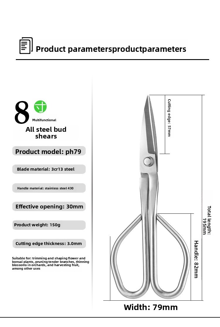 Tesoura para Folhas Delicadas, - Bonsai Tool Set avaliação e preço