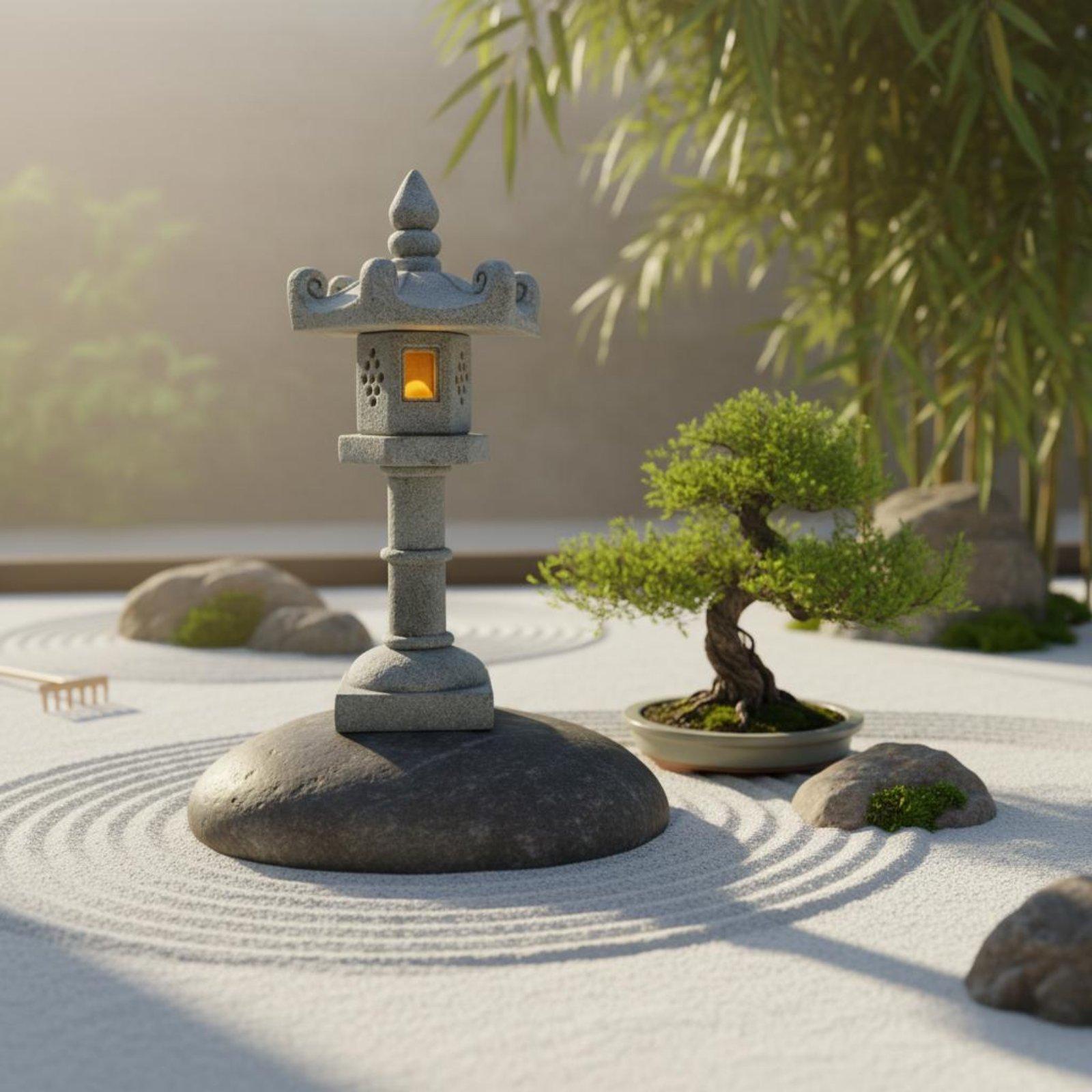 Lanterna de Paisagismo Japones - Bonsai Garden Usa avaliação e preço