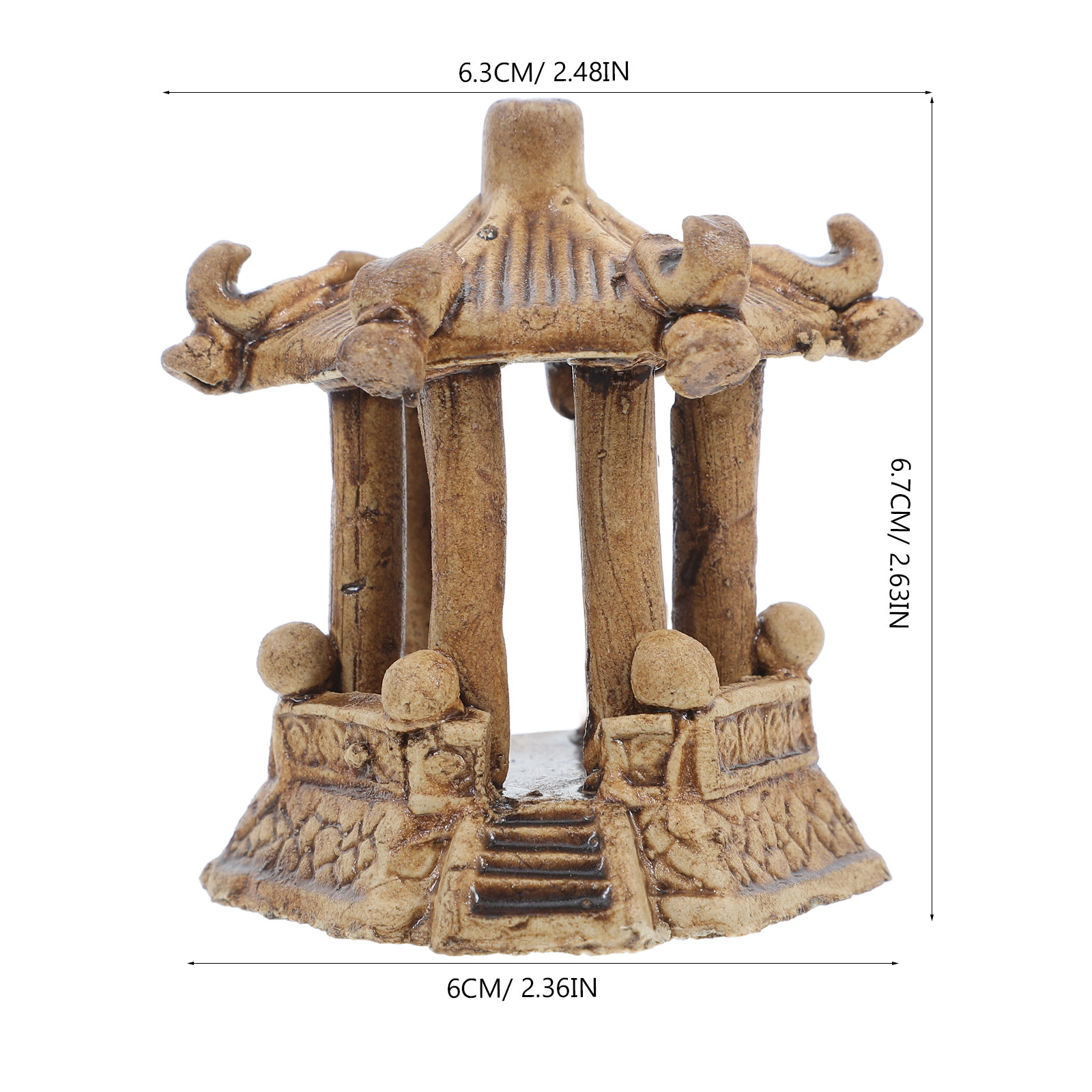 Mini Pagode Cerâmico Hexagonal - Bonsai Garden Zen avaliação e preço