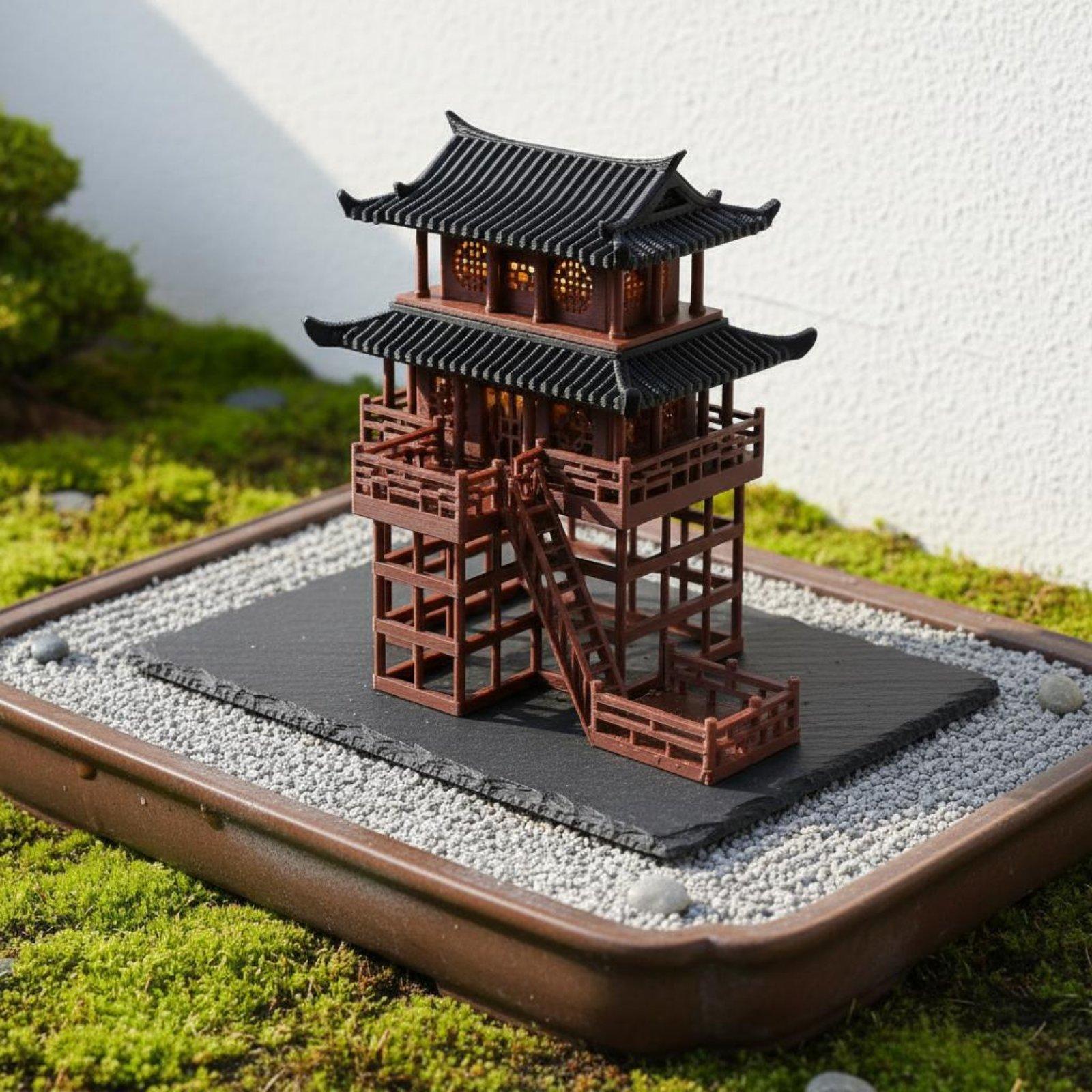 Mini Pagode de Plástico para M - Bonsai Garden Usa avaliação e preço