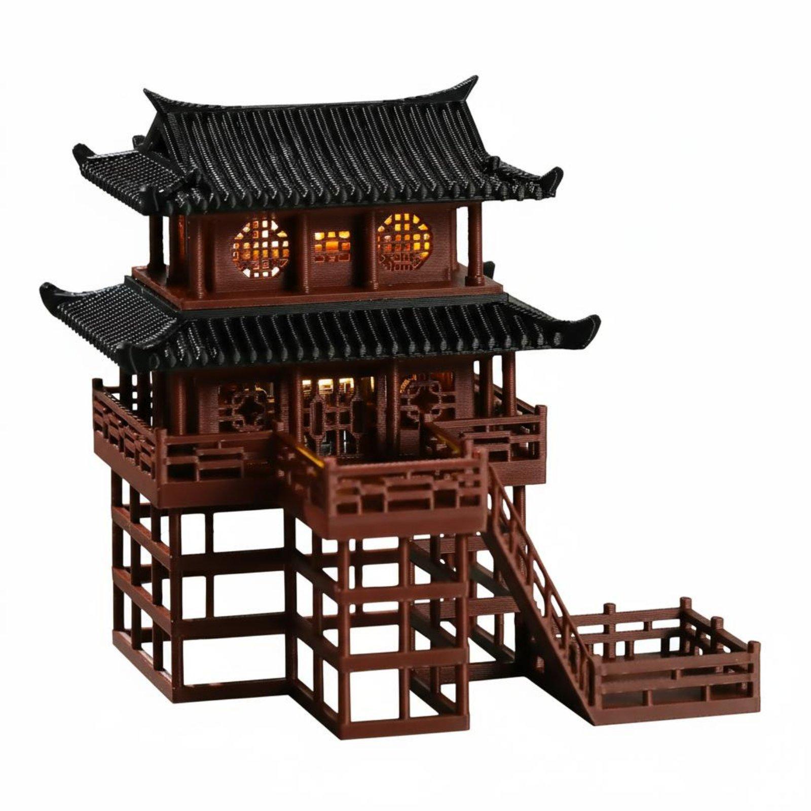Mini Pagode de Plástico para M - Bonsai Garden Usa avaliação e preço